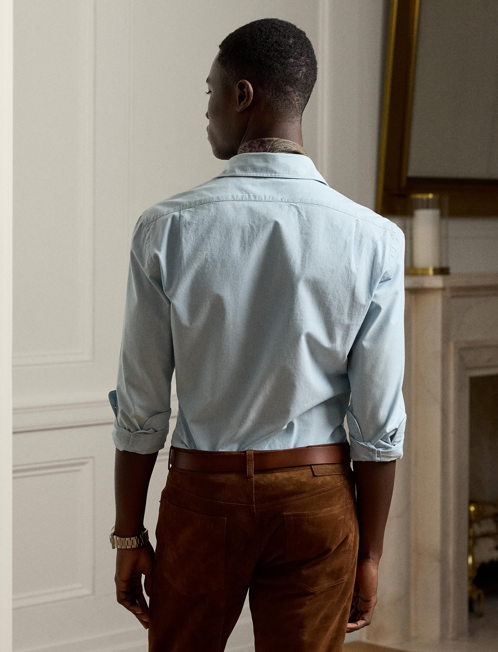 Chemise délavée en chambray - Light Bermuda Wash
