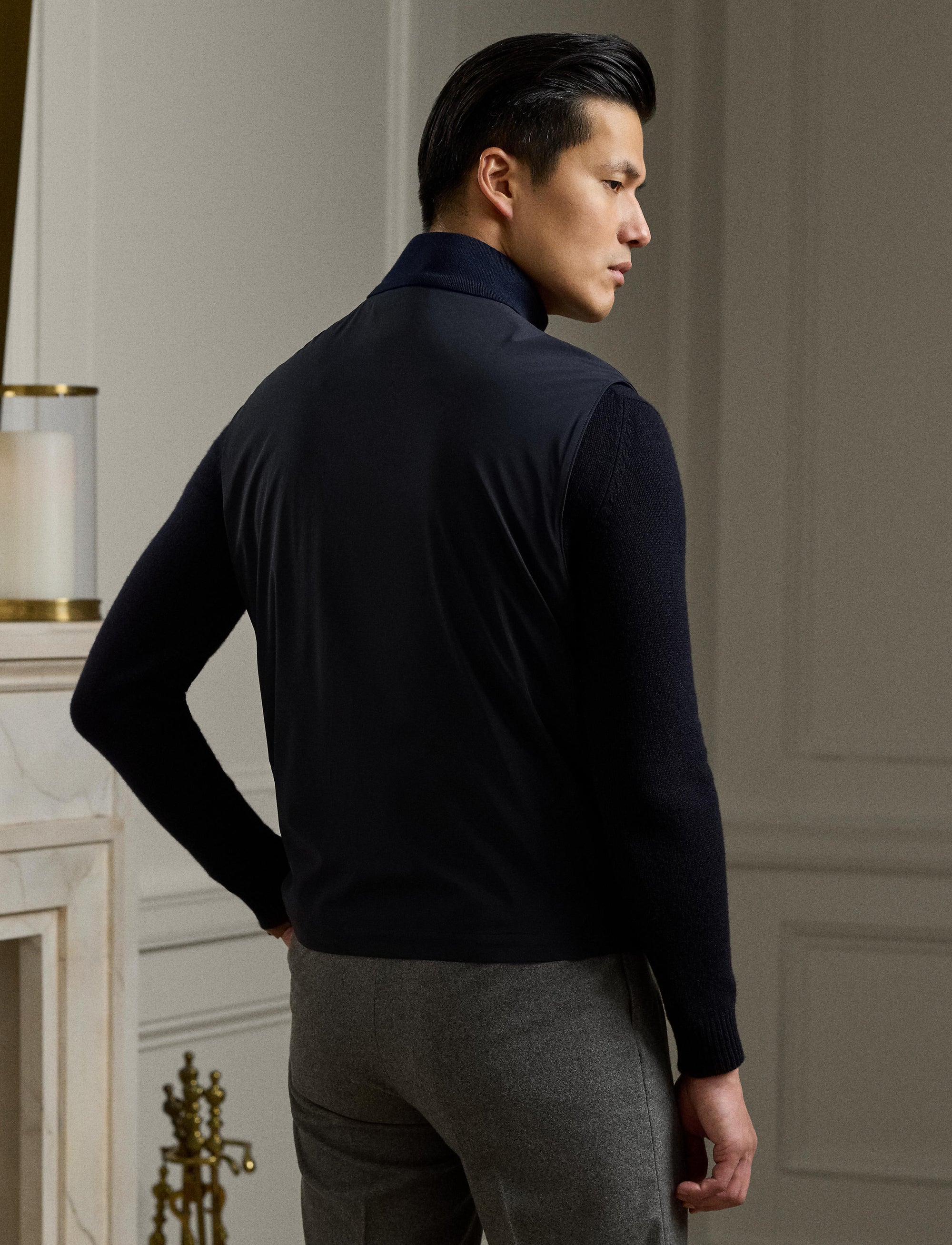 Gilet Jeffries stretch - Classic Chairman Navy