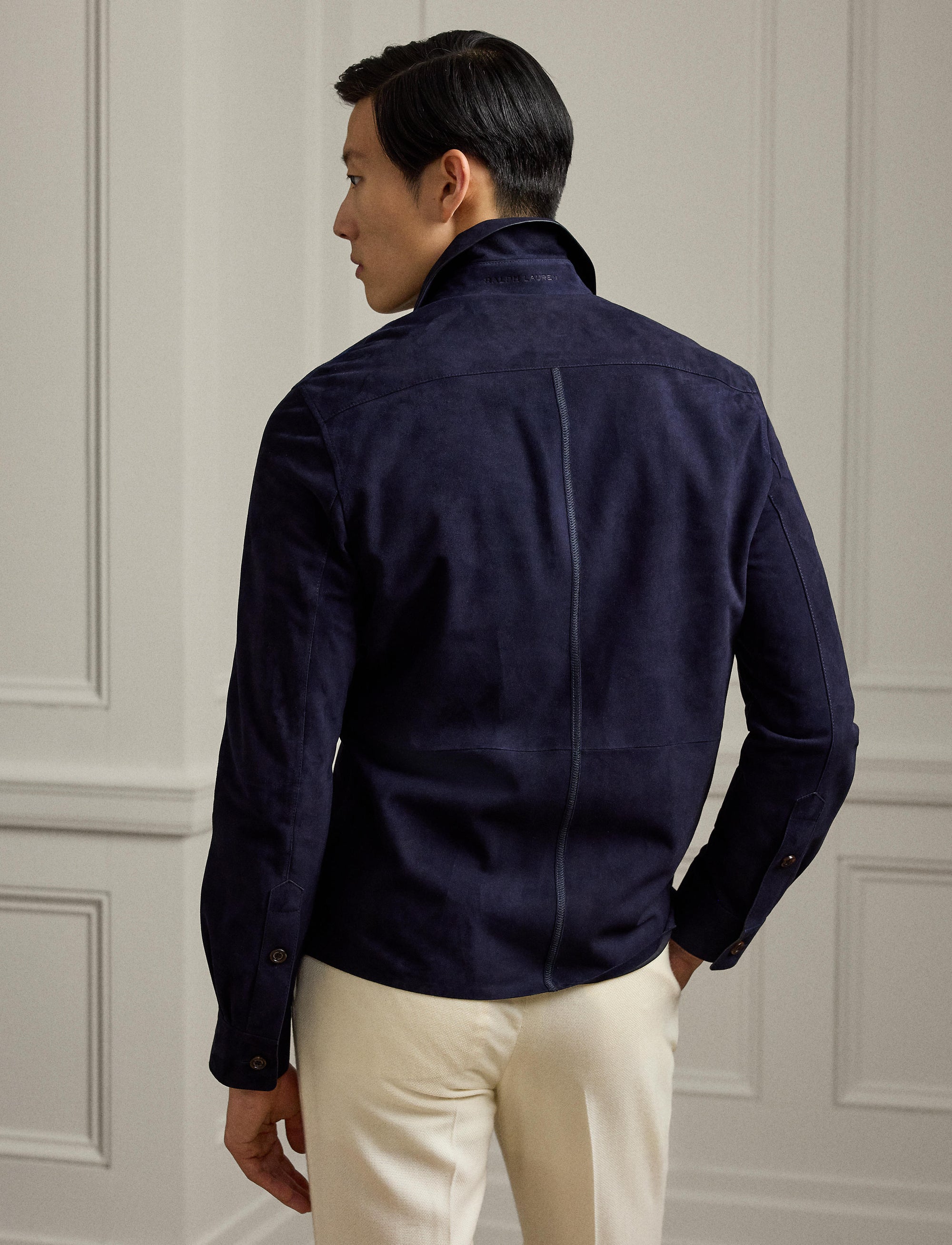 Surchemise en daim - Classic Chairman Navy