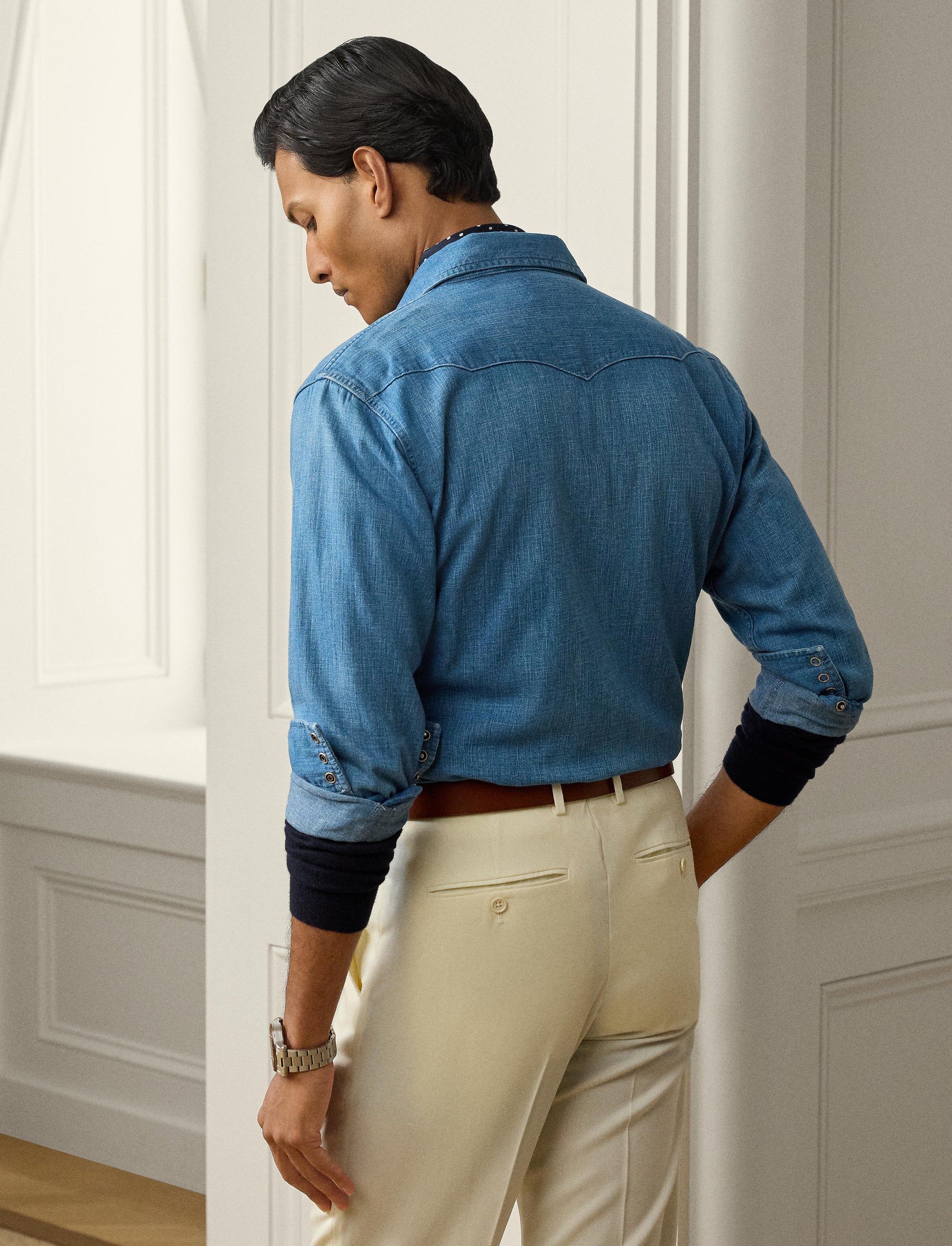 Chemise western en denim - Shore Indigo