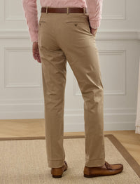Pantalon Straight Fit en chino stretch - Khaki