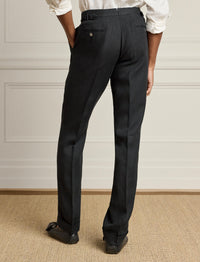 Gregory trousers in linen - Black