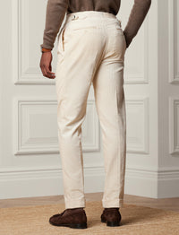 Pantalon Gregory en velours côtelé - Classic Cream
