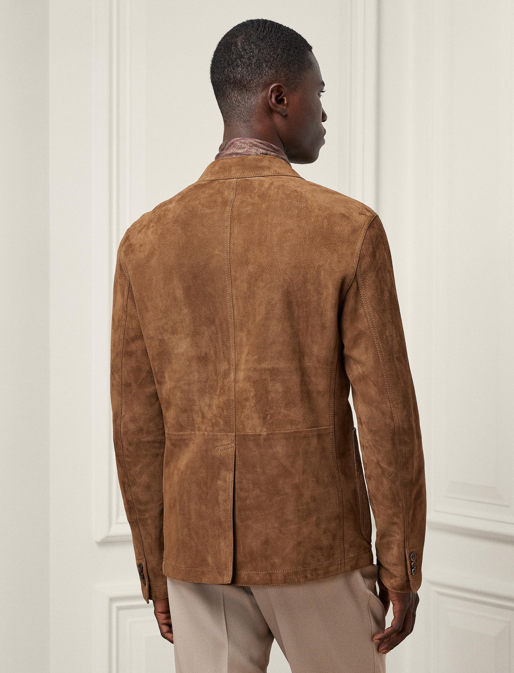 Blazer en daim - Chestnut Brown