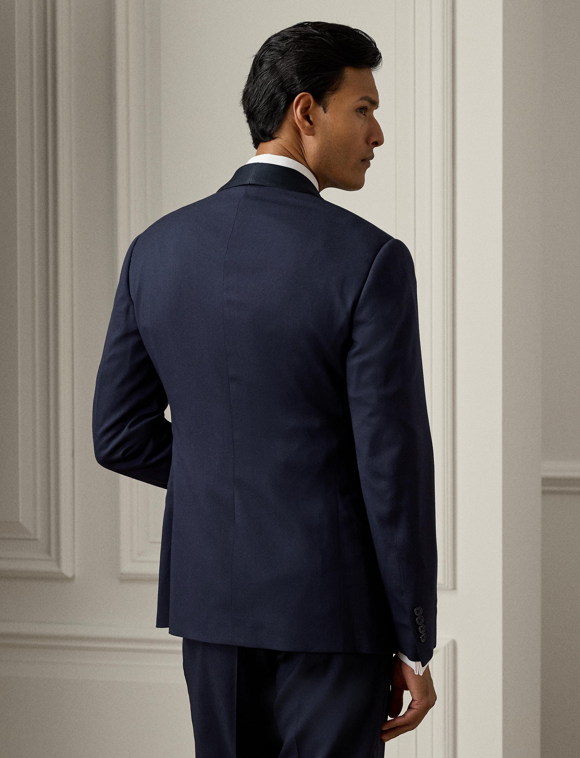 Smoking Gregory en laine - Navy