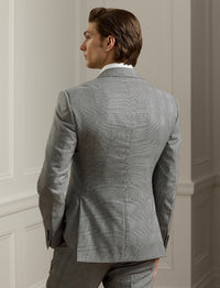 Kent Prince of Wales wool suit - Black & White