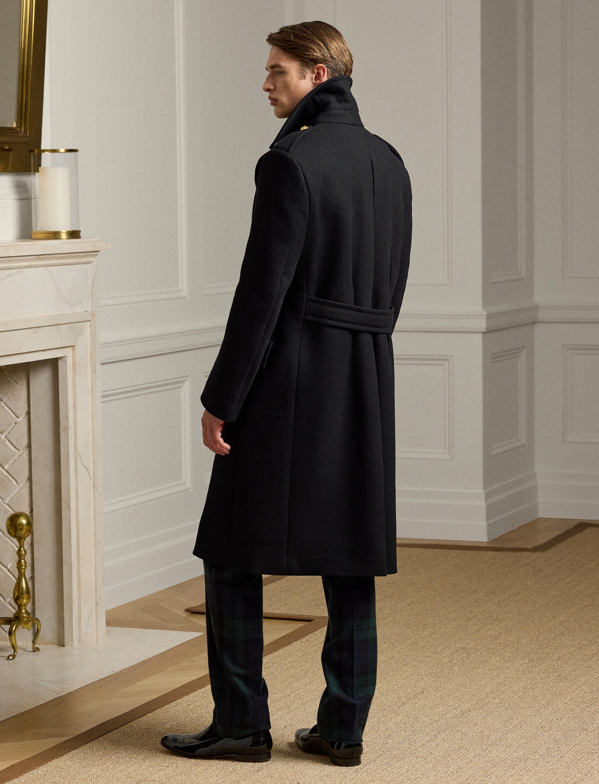 Manteau en laine - Black