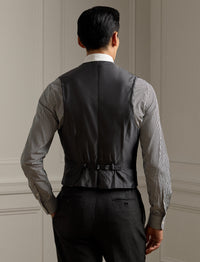 Cashmere tartan cardigan - Dark Grey & Multicolore