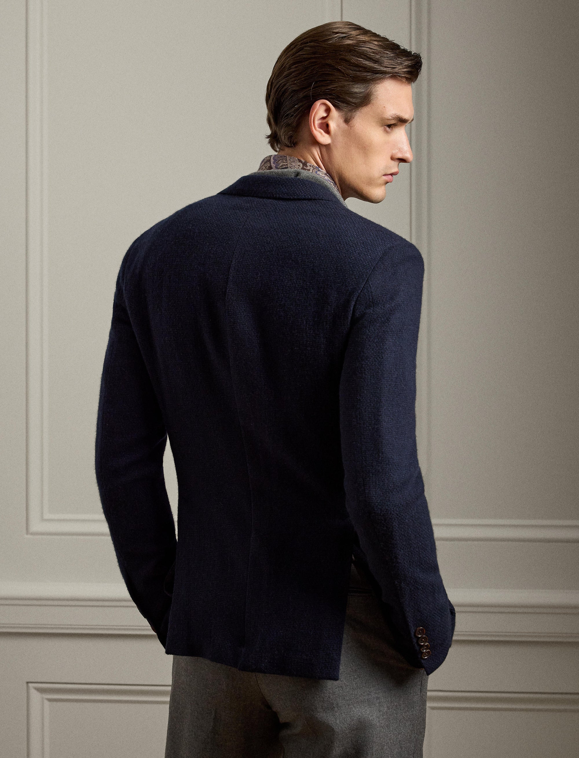 Veste Hadley en cachemire - Navy
