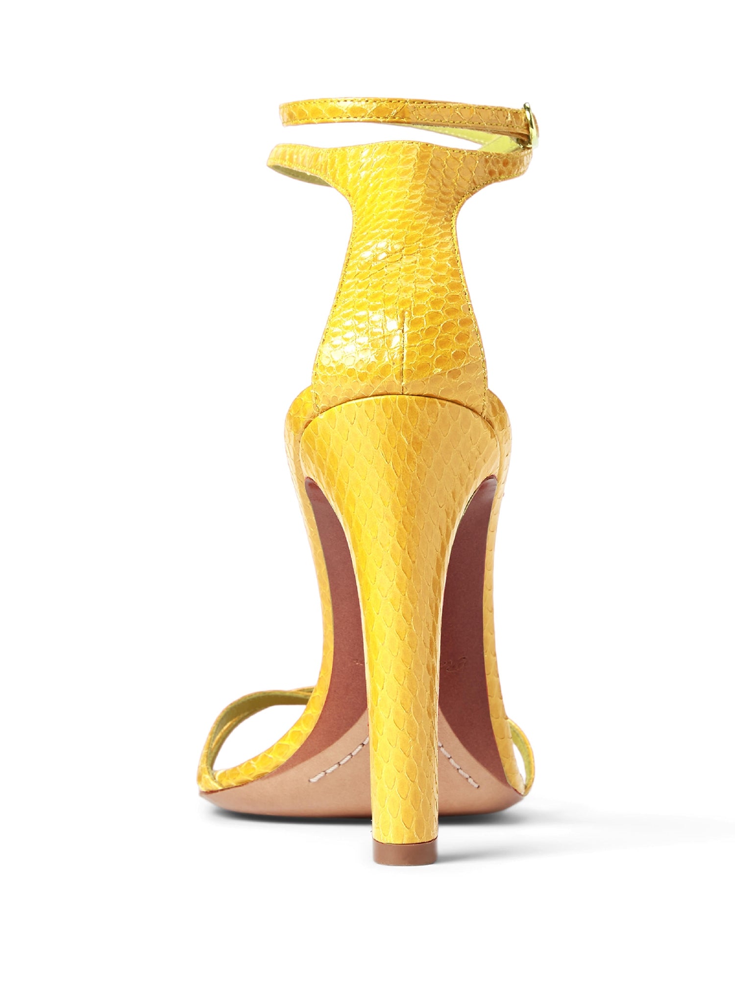 Sandales Ardelisa 100 en cuir - Canary Yellow