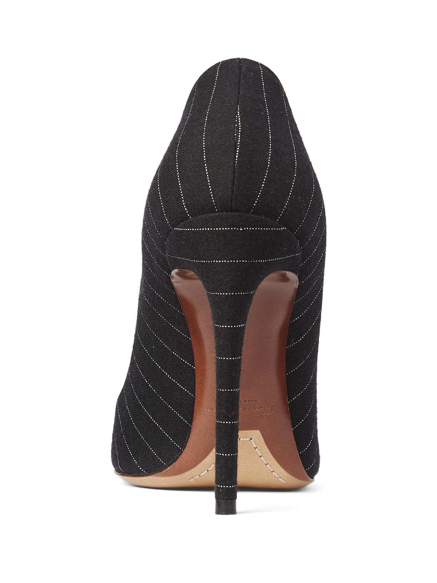 Escarpins Celia 100 en laine mélangée - Black & Cream