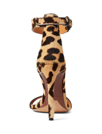 Sandales Colson Welington motif léopard - Tan & Black & Cream