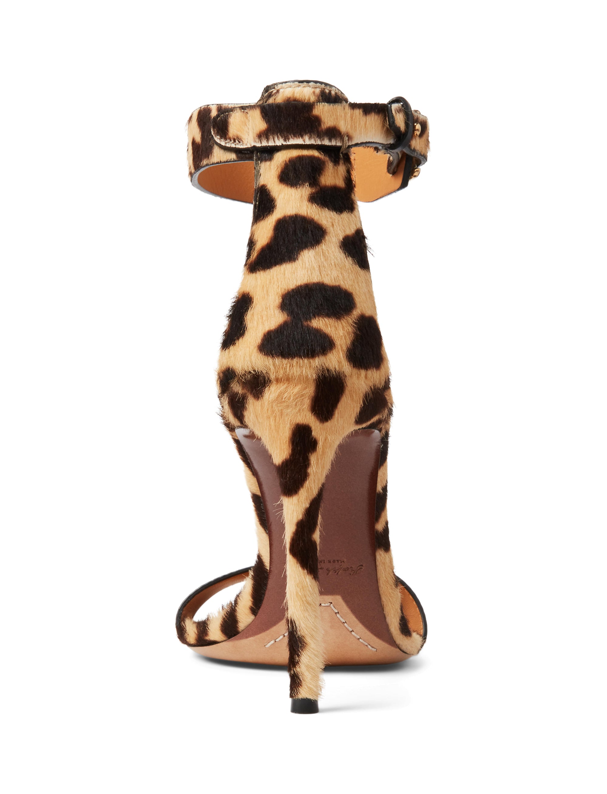 Sandales Colson Welington motif léopard - Tan & Black & Cream