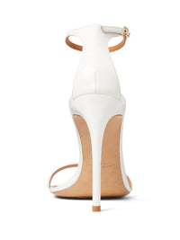Sandales Krystina Spazzolato 100 en cuir - Off White