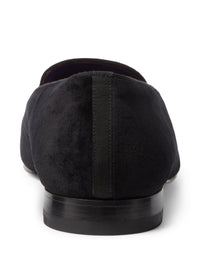 Alonzo bullion loafers in velvet - Polo Black
