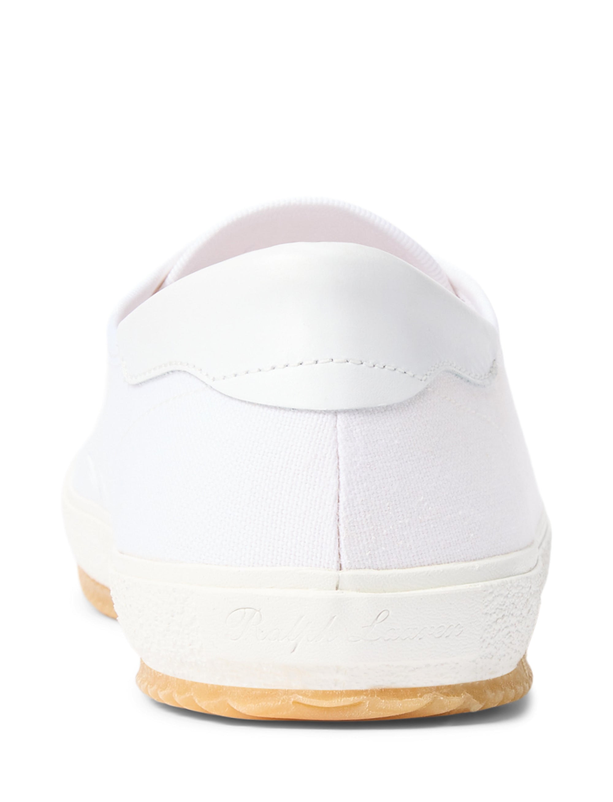 Baskets Bayston en toile de coton - Bianco