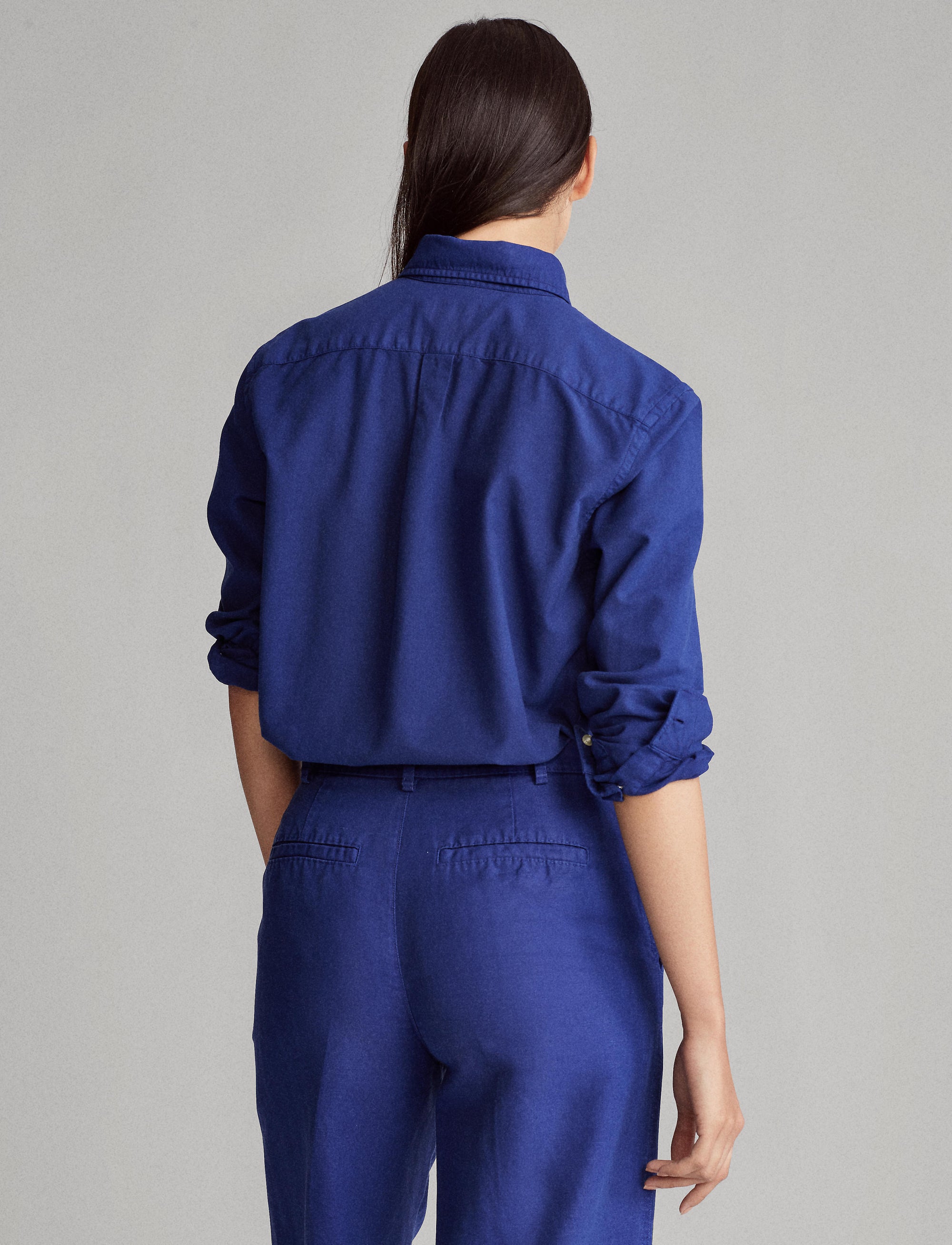 1 STOCK FALL ROYAL BUTTON FRONT SHIRT