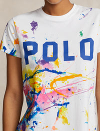 T-shirt dress with paint splatter - Paint Splatter