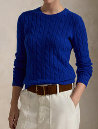 Pull Julianna en cachemire torsadé - Sapphire Star