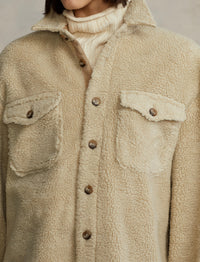 Chemise en sherpa - Spring Beige