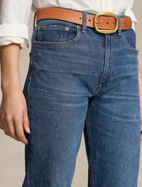 Jean à coupe droite et taille haute - Telesto Wash