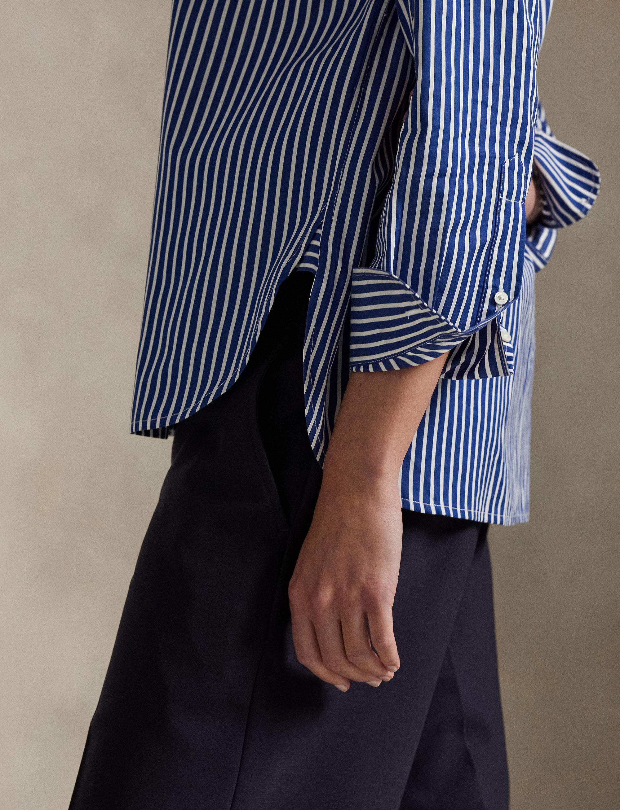 Chemise Relaxed Fit en coton rayé - Royal & White