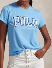 T-shirt logo en coton - Suffield Blue