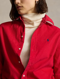 Chemise côtelé classique en velours - Ralph Red