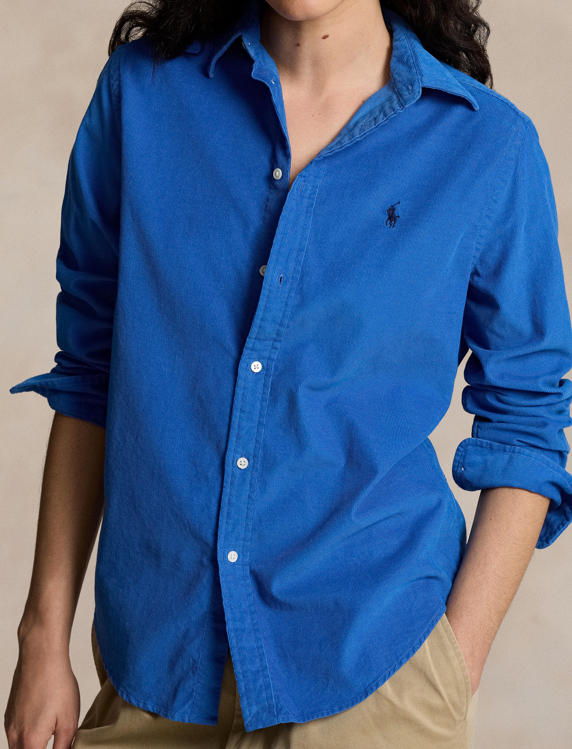 Classic corduroy shirt - Dakota Blue