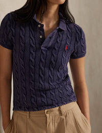 Twisted polo shirt - Newport Navy