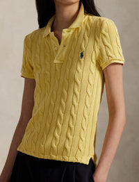 Twisted polo shirt - Fall Yellow
