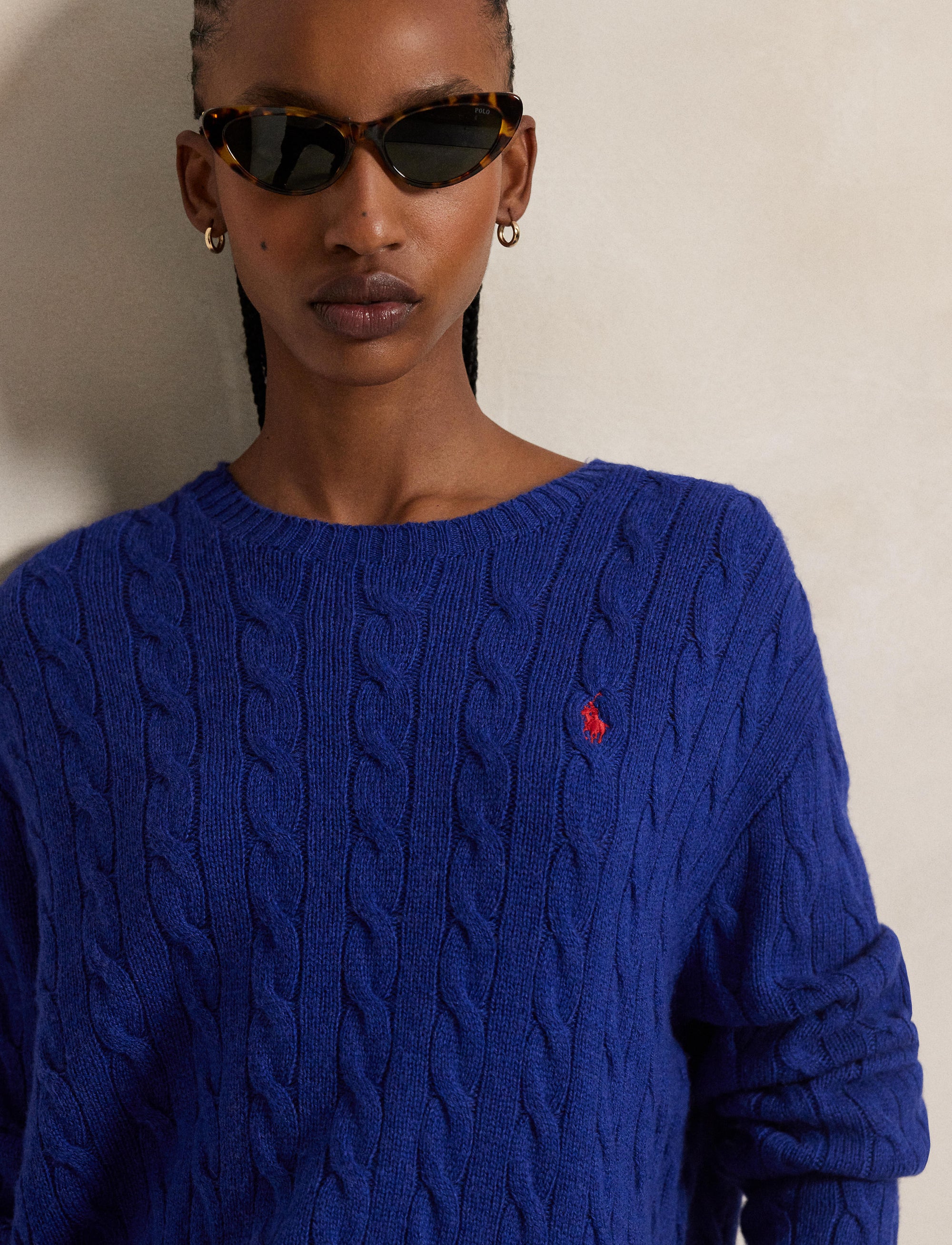 Pull ultra-léger en laine et cachemire mélangé - Midnight Cobalt