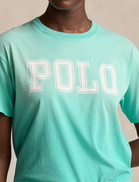T-shirt  à logo en jersey de coton - Aqua Glass