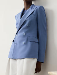 Veste Camden en cachemire - Cornflower