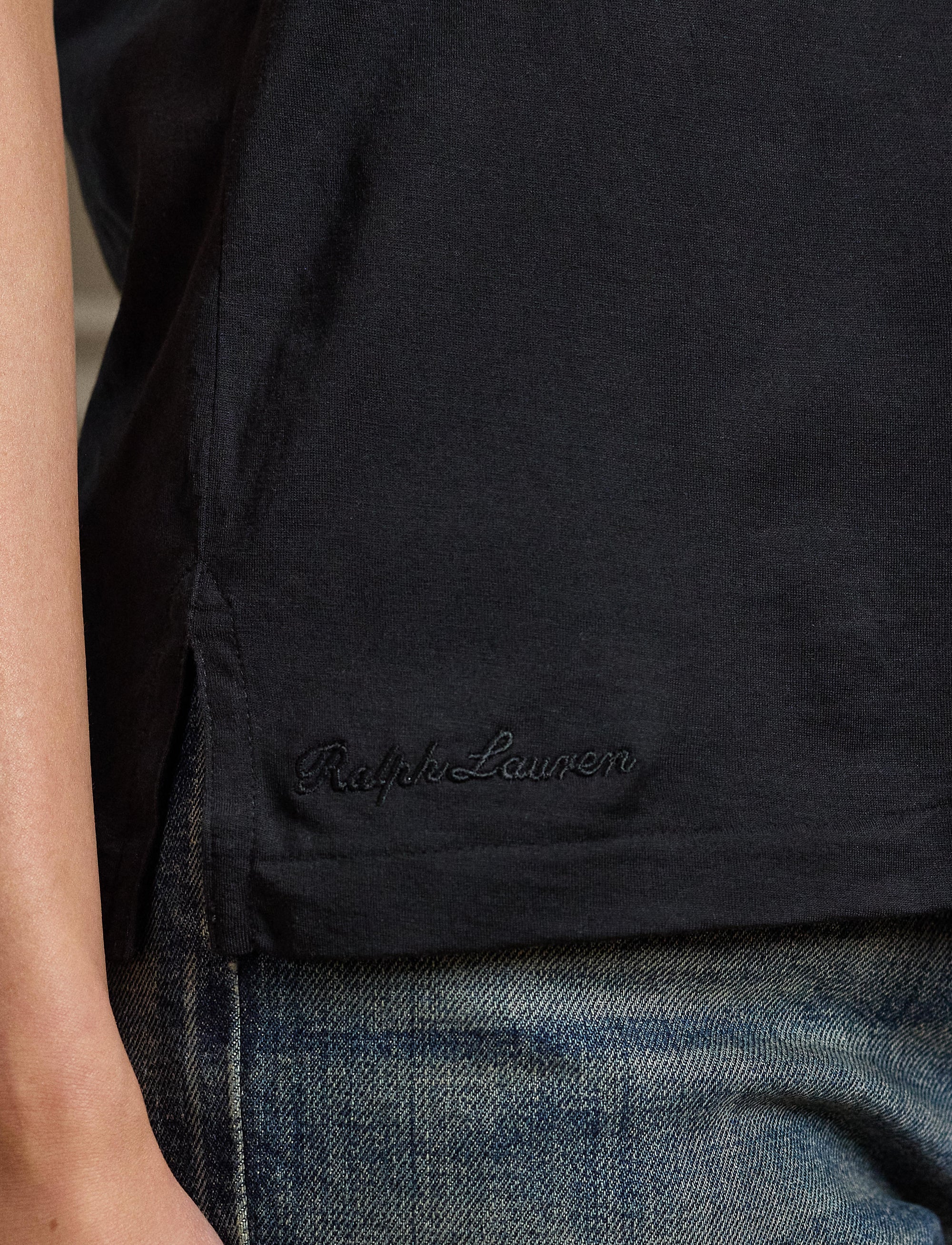 13pcs / NEW // BLACK T-SHIRT SHORT SLEEVE SS CN TEE