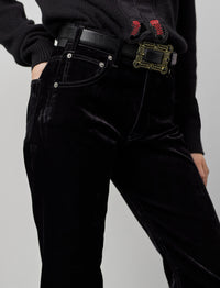 Jean bootcut Kaida décontracté - Black Jasper
