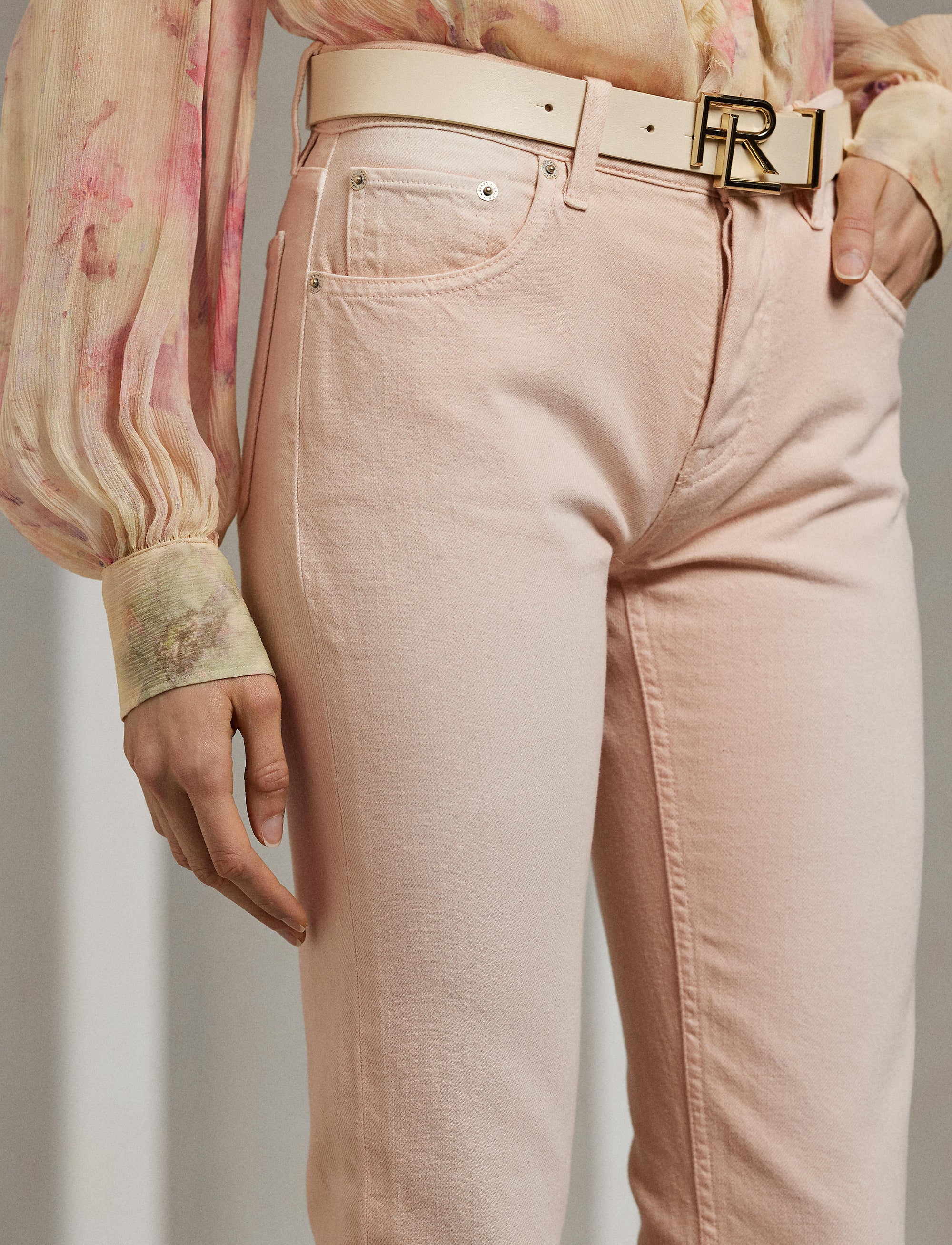 Jean 7/8 droit 750 - Blush