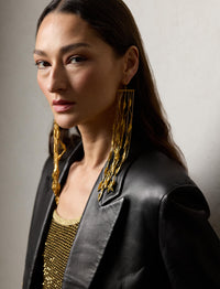 Veste Helaine en cuir - Black