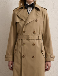 Trench-coat Niles en sergé de coton - Icon Tan