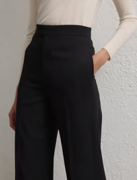 Pantalon Dean en gabardine de laine - Black