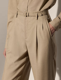 Pantalon Stamford en laine - Mineral Melange