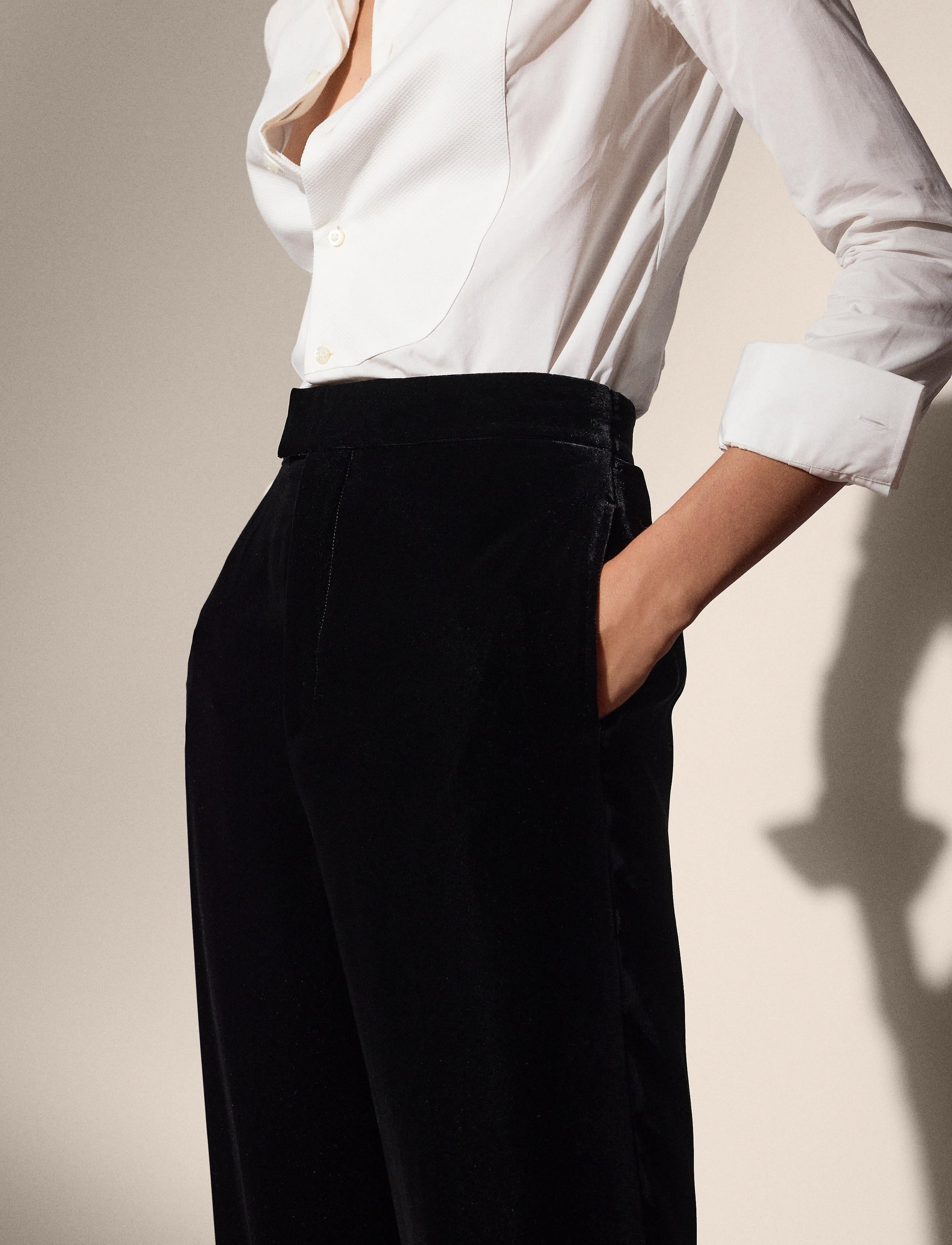 Pantalon Dean en velours - Black