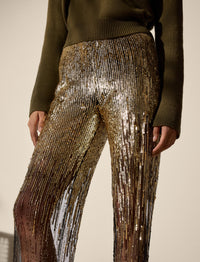 Pantalon Bradlee décoré en tulle - Black