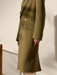 Manteau Adalaide en laine - Moss