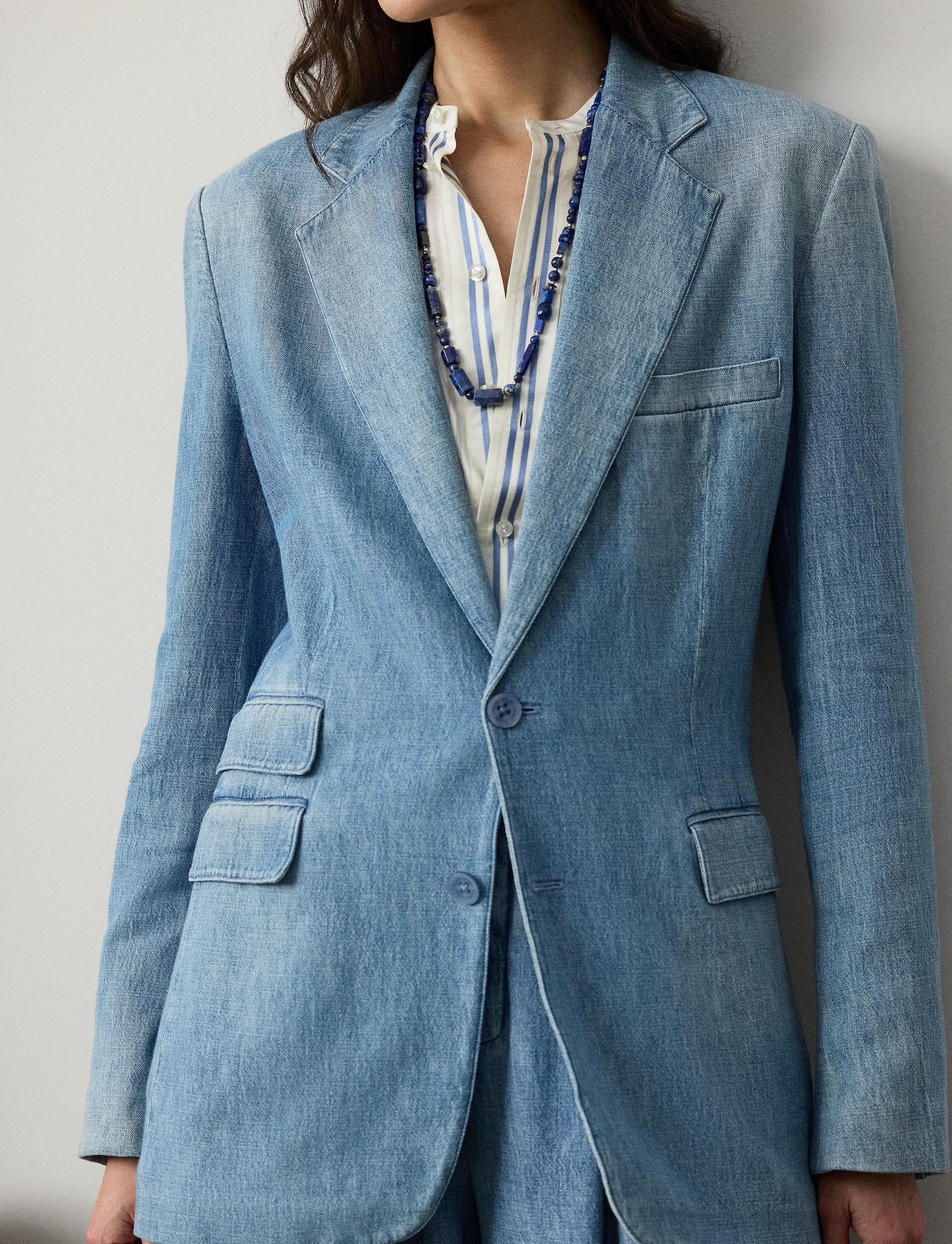 Veste Russel en denim - Light Indigo