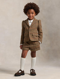 Blazer en laine - Brown, Multicolore & Check