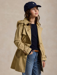 Trench-coat à capuche - Classic Khaki