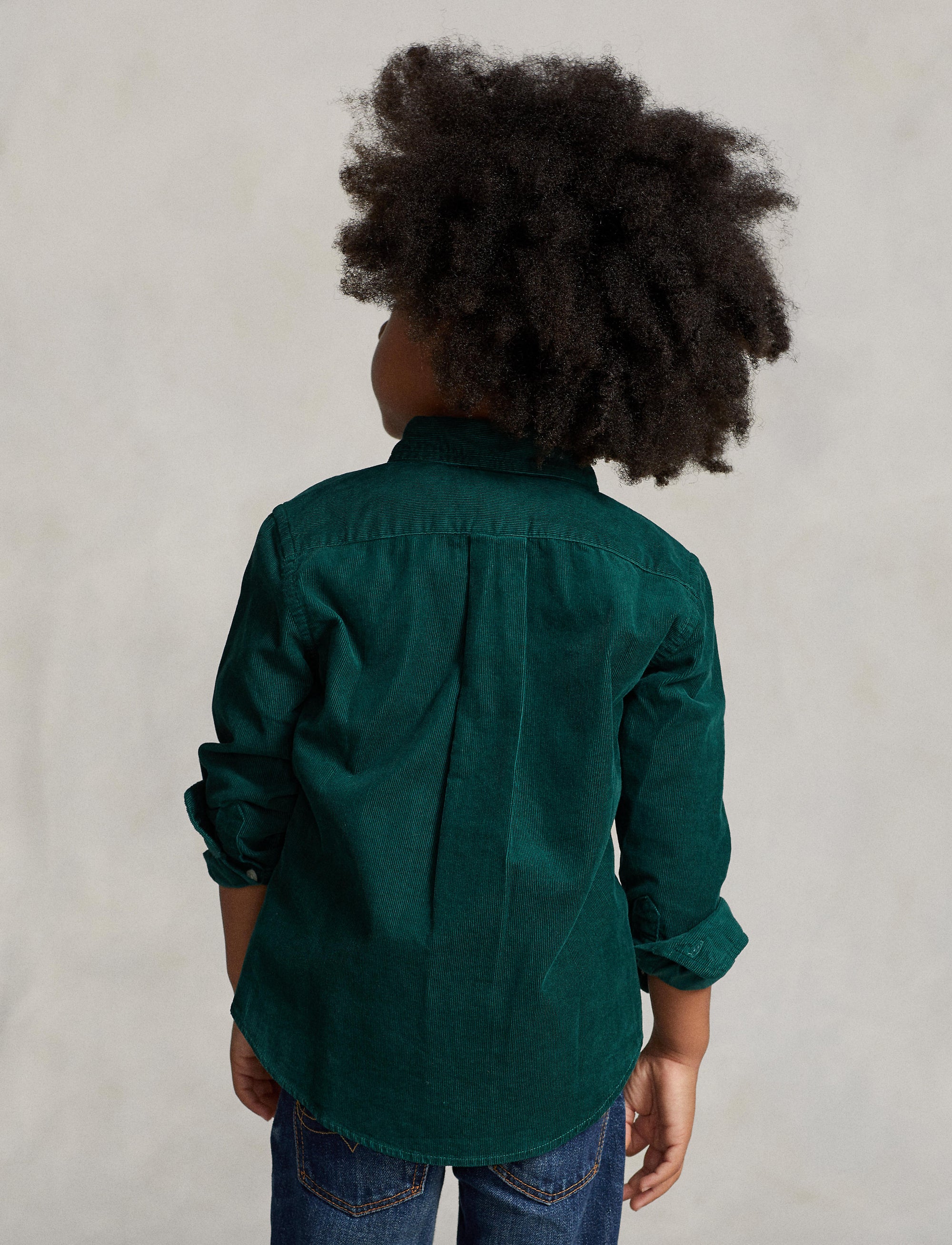 Chemise en velours côtelé - Hunter Green