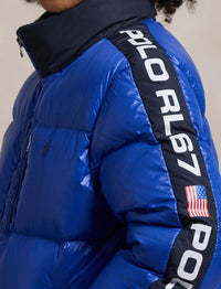 Hooded jacket with logo - Sapphire Star