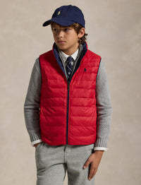 Gilet matelassé réversible P-Layer 2 - Newport Navy & Red